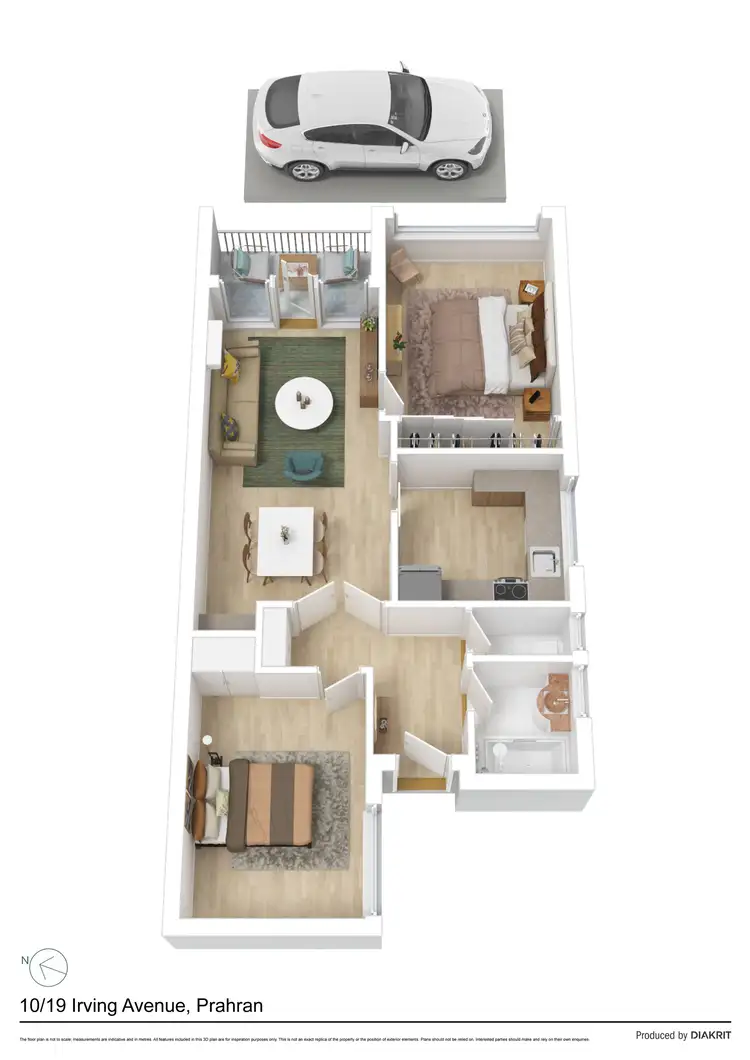 Floorplan of Homely apartment listing, 10/19 Irving Avenue, Prahran VIC 3181