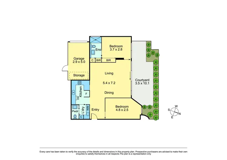 Floorplan of Homely apartment listing, G01/97 Palmerston Crescent, South Melbourne VIC 3205