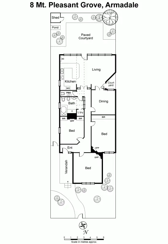 Floorplan of Homely house listing, 8 Mt Pleasant Grove, Armadale VIC 3143