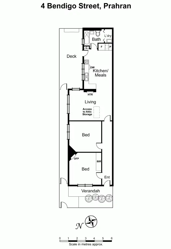 Floorplan of Homely house listing, 4 Bendigo Street, Prahran VIC 3181