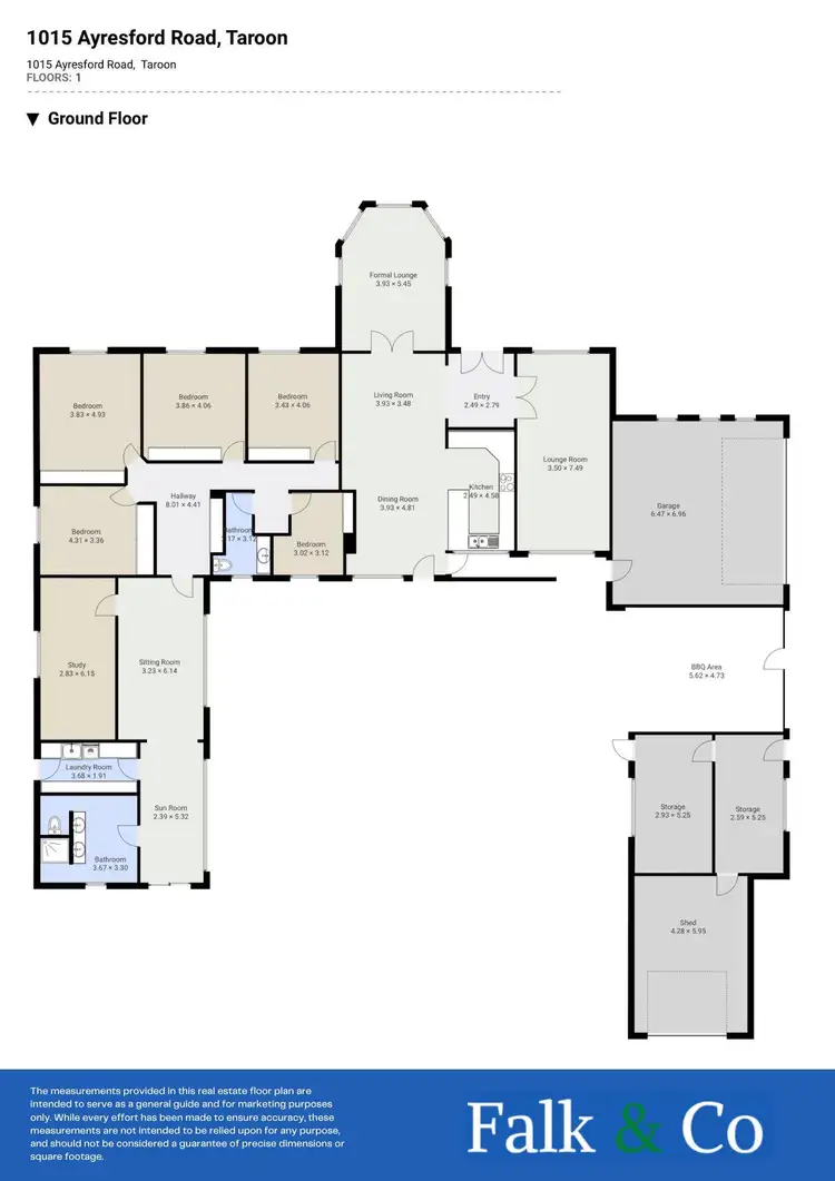 Floorplan of Homely rural property listing, 1015 Ayresford Road, Terang VIC 3264