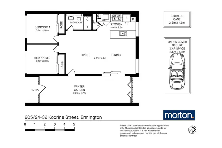 Floorplan of Homely apartment listing, 205/24-32 Koorine Street, Ermington NSW 2115