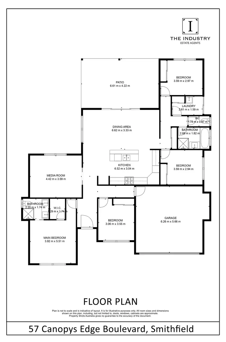 Floorplan of Homely house listing, 57 Canopys Edge Boulevard, Smithfield QLD 4878