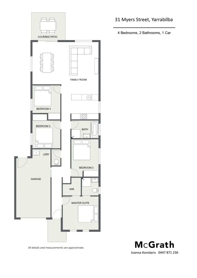 Floorplan of Homely house listing, 31 Myers Street, Yarrabilba QLD 4207