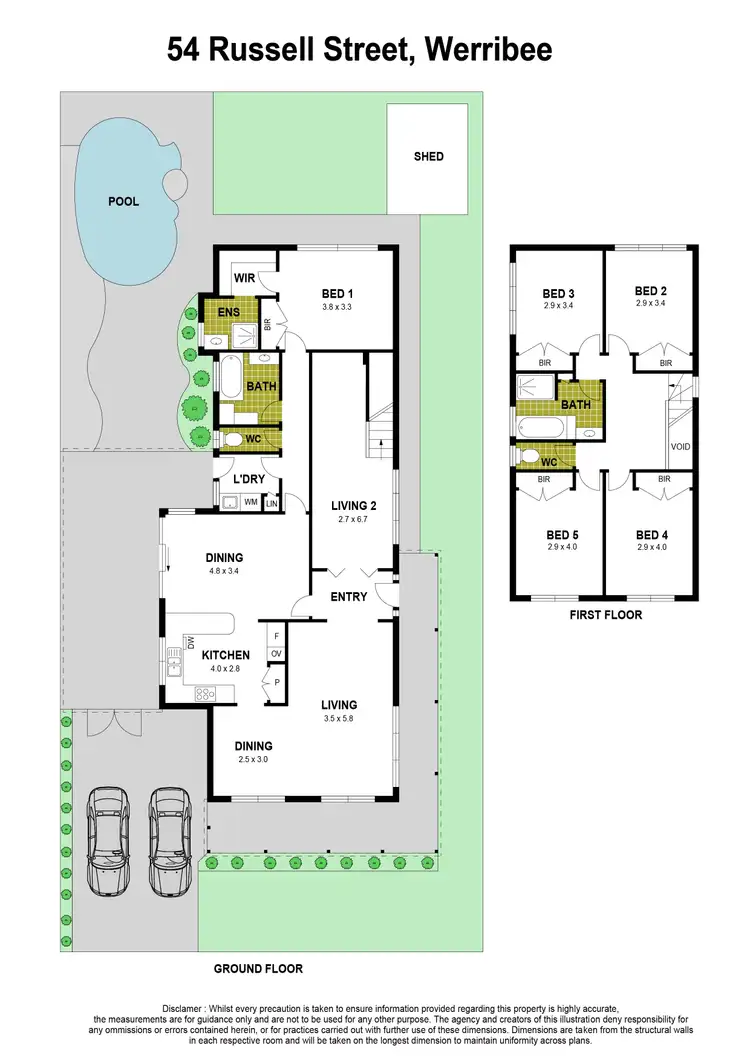 Floorplan of Homely house listing, 54 Russell Street, Werribee VIC 3030