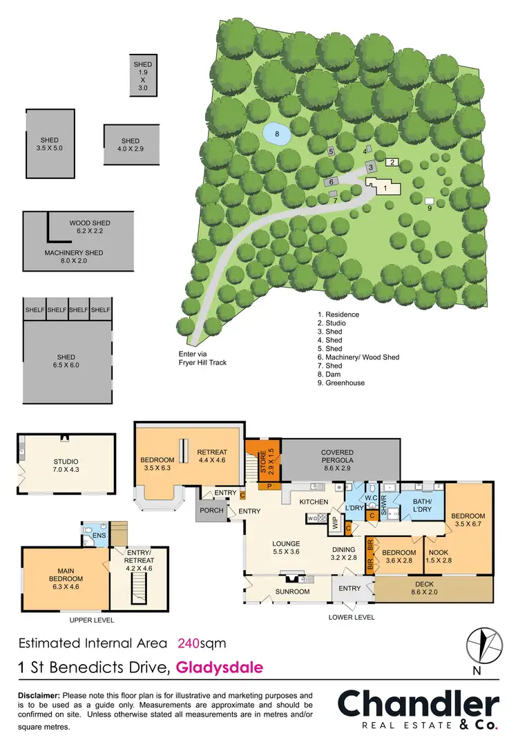 Floorplan of Homely house listing, 1 St Benedicts Drive, Gladysdale VIC 3797