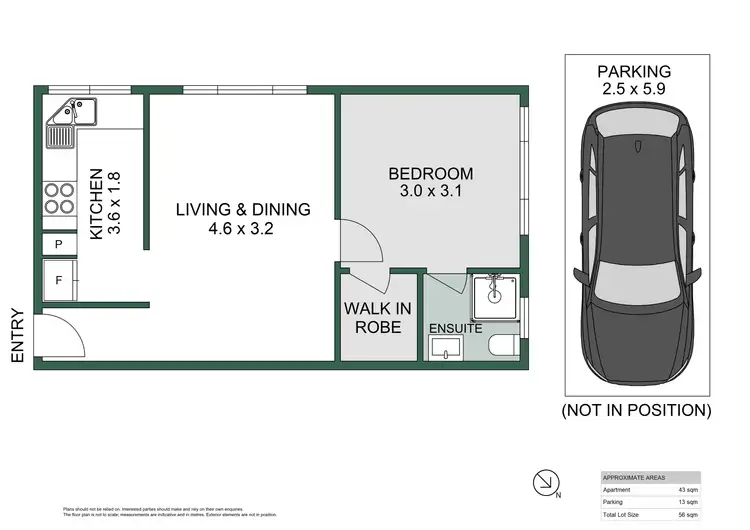 Floorplan of Homely apartment listing, 7/6 Turner Street, Balmain NSW 2041
