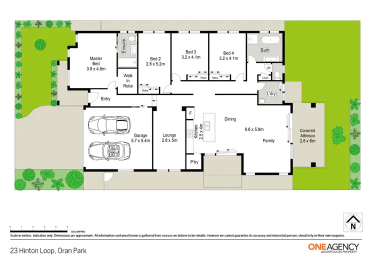 Floorplan of Homely house listing, 23 Hinton Loop, Oran Park NSW 2570