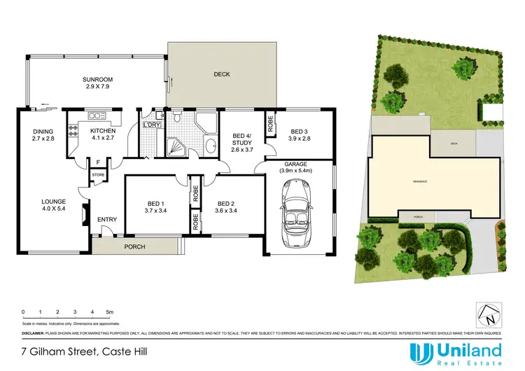 Floorplan of Homely house listing, 7 Gilham Street, Castle Hill NSW 2154
