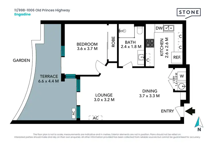 Floorplan of Homely unit listing, 11/998-1006 Old Princes Highway, Engadine NSW 2233