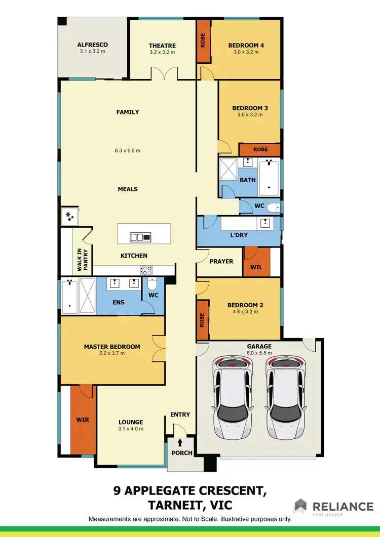 Floorplan of Homely house listing, 9 Applegate Crescent, Tarneit VIC 3029