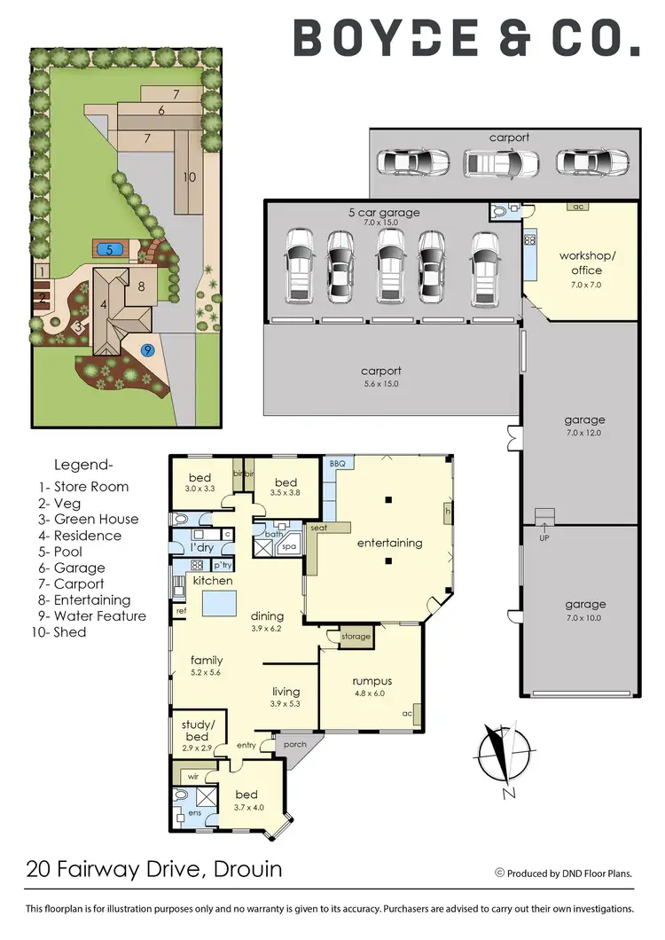 Floorplan of Homely house listing, 20 Fairway Drive, Drouin VIC 3818