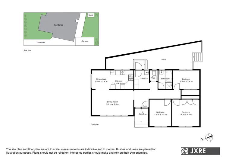 Floorplan of Homely house listing, 22 Sabine Avenue, Dandenong North VIC 3175