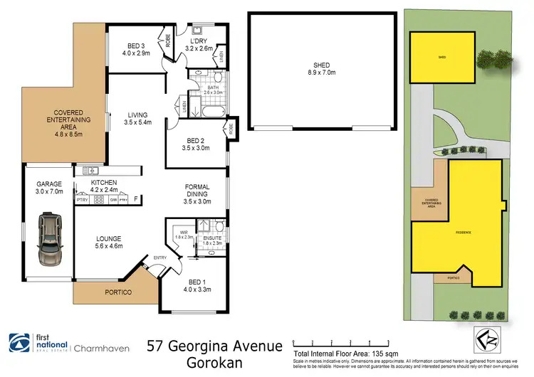 Floorplan of Homely house listing, 57 Georgina Avenue, Gorokan NSW 2263