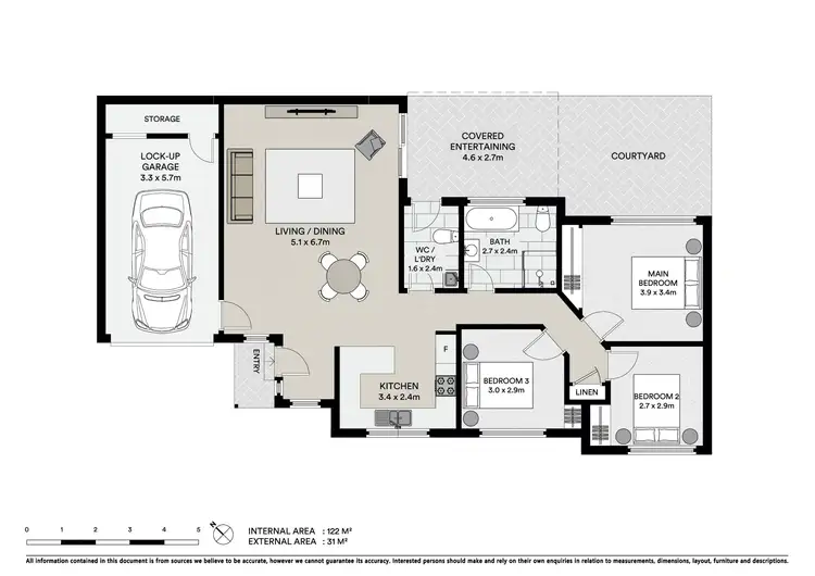 Floorplan of Homely villa listing, 4/112 Bourke Road, Umina Beach NSW 2257