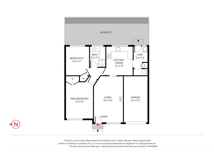 Floorplan of Homely unit listing, 4/34 Barton Street, Reservoir VIC 3073