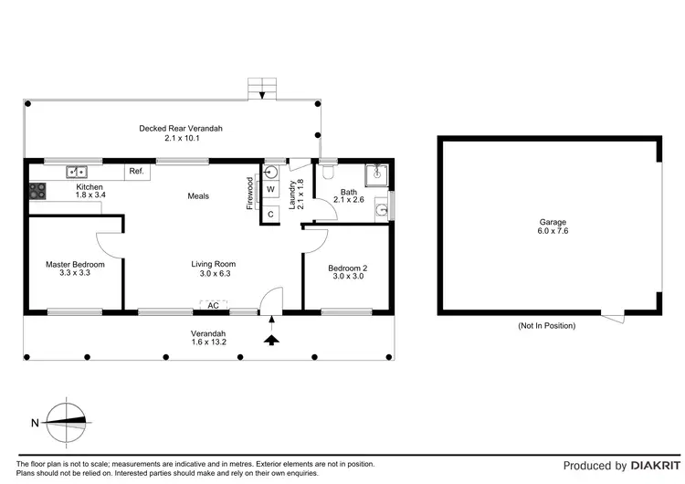 Floorplan of Homely house listing, 15 Mentiplay Street, Crib Point VIC 3919