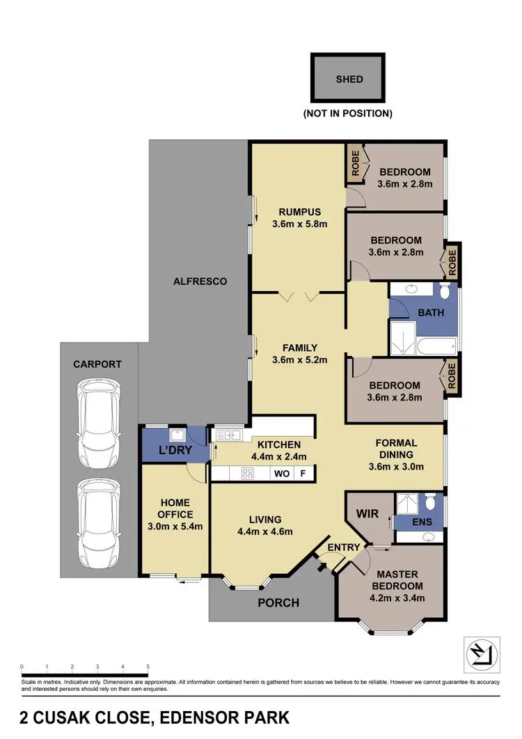Floorplan of Homely house listing, 2 Cusak Close, Edensor Park NSW 2176