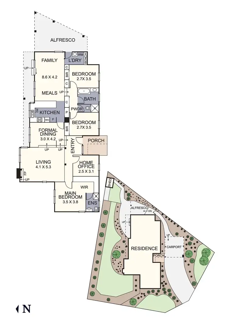 Floorplan of Homely house listing, 3 Crofton Court, Eltham VIC 3095