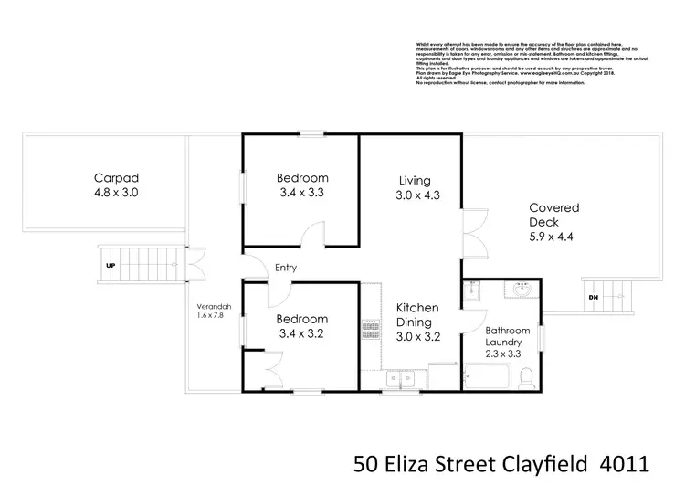 Floorplan of Homely house listing, 50 Eliza Street, Clayfield QLD 4011