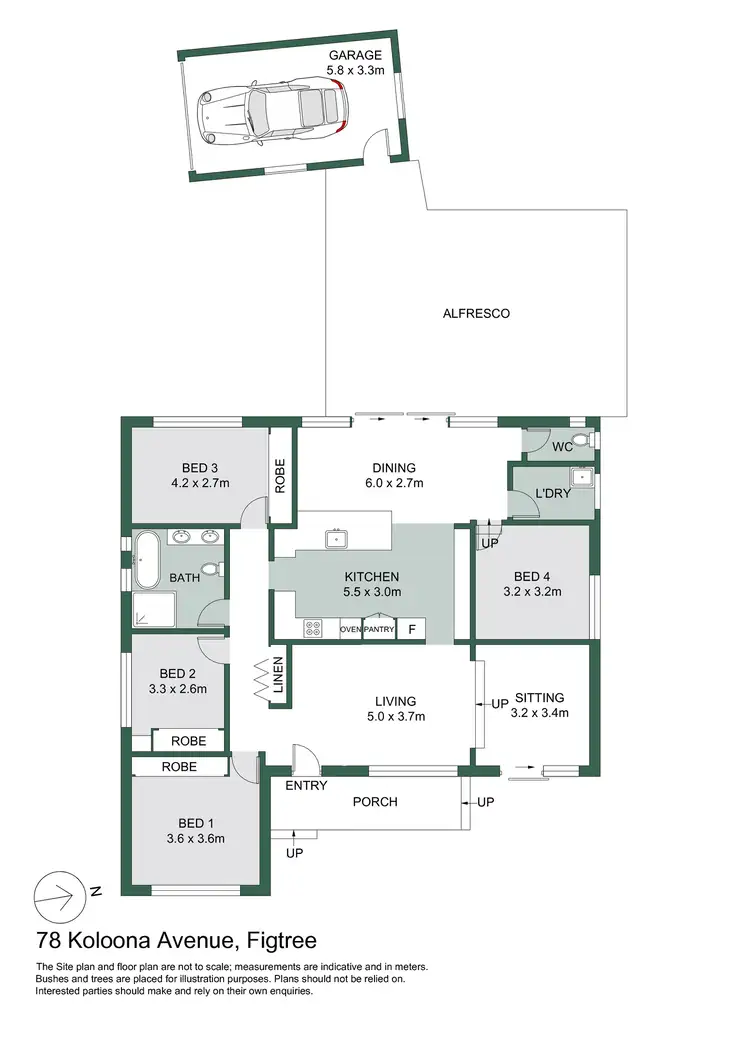 Floorplan of Homely house listing, 78 Koloona Avenue, Figtree NSW 2525