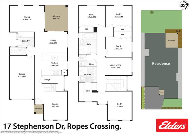 Floorplan of Homely house listing, 17 Stephenson Drive, Ropes Crossing NSW 2760
