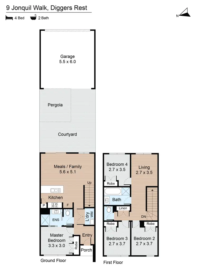 Floorplan of Homely land listing, 9 Jonquil Walk, Diggers Rest VIC 3427