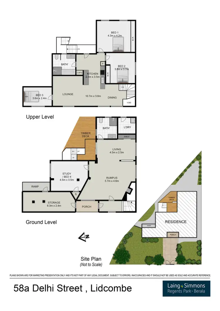 Floorplan of Homely house listing, 58A Delhi Street, Lidcombe NSW 2141