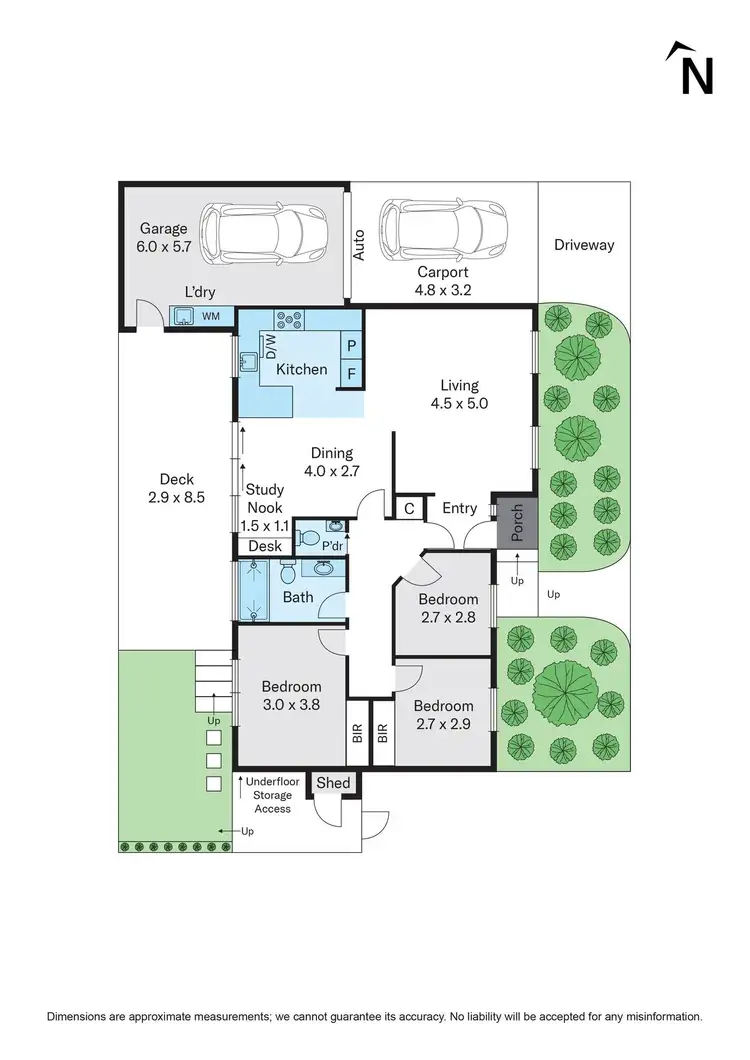 Floorplan of Homely villa listing, 4/842 Toorak Road, Hawthorn East VIC 3123