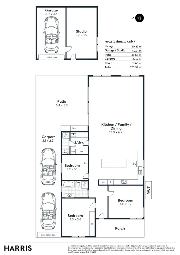 Floorplan of Homely house listing, 14 Herbert Street, Plympton Park SA 5038