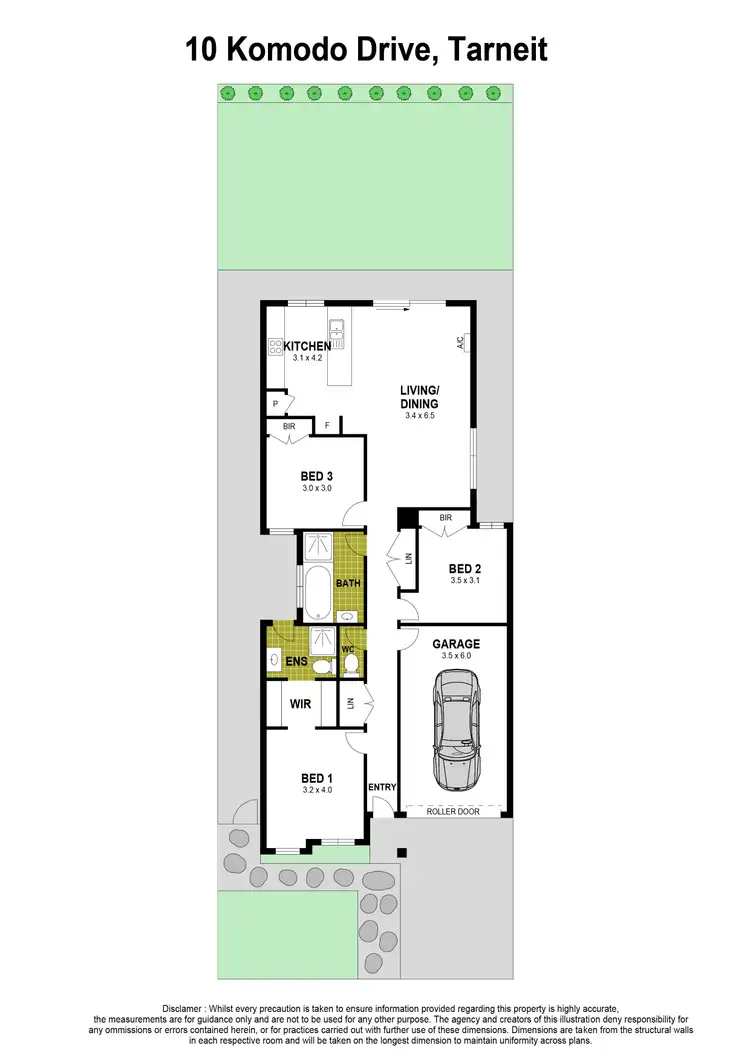Floorplan of Homely house listing, 10 Komodo Drive, Tarneit VIC 3029