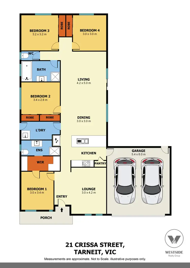 Floorplan of Homely house listing, 21 Crissa Street, Tarneit VIC 3029