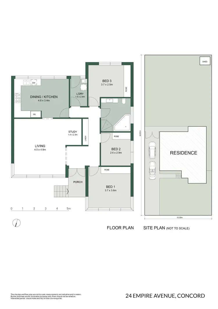 Floorplan of Homely house listing, 24 Empire Avenue, Concord NSW 2137