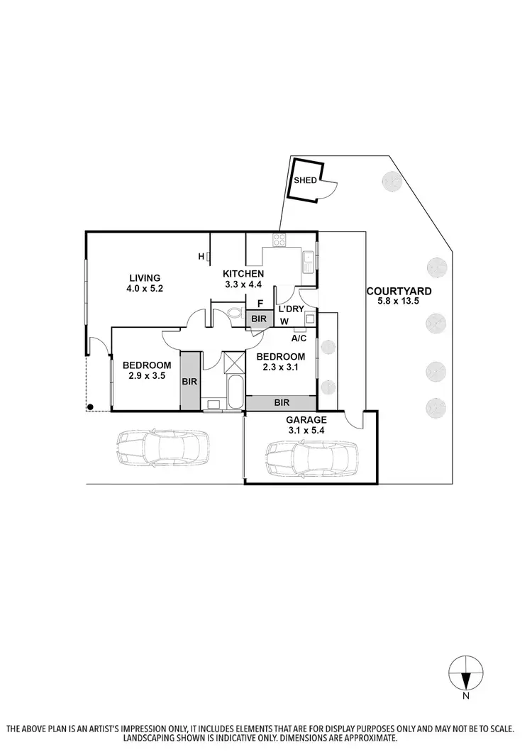 Floorplan of Homely unit listing, 6/1 Moss Court, Glenroy VIC 3046