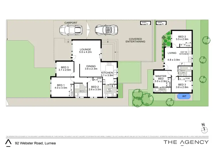Floorplan of Homely house listing, 92 Webster Road, Lurnea NSW 2170