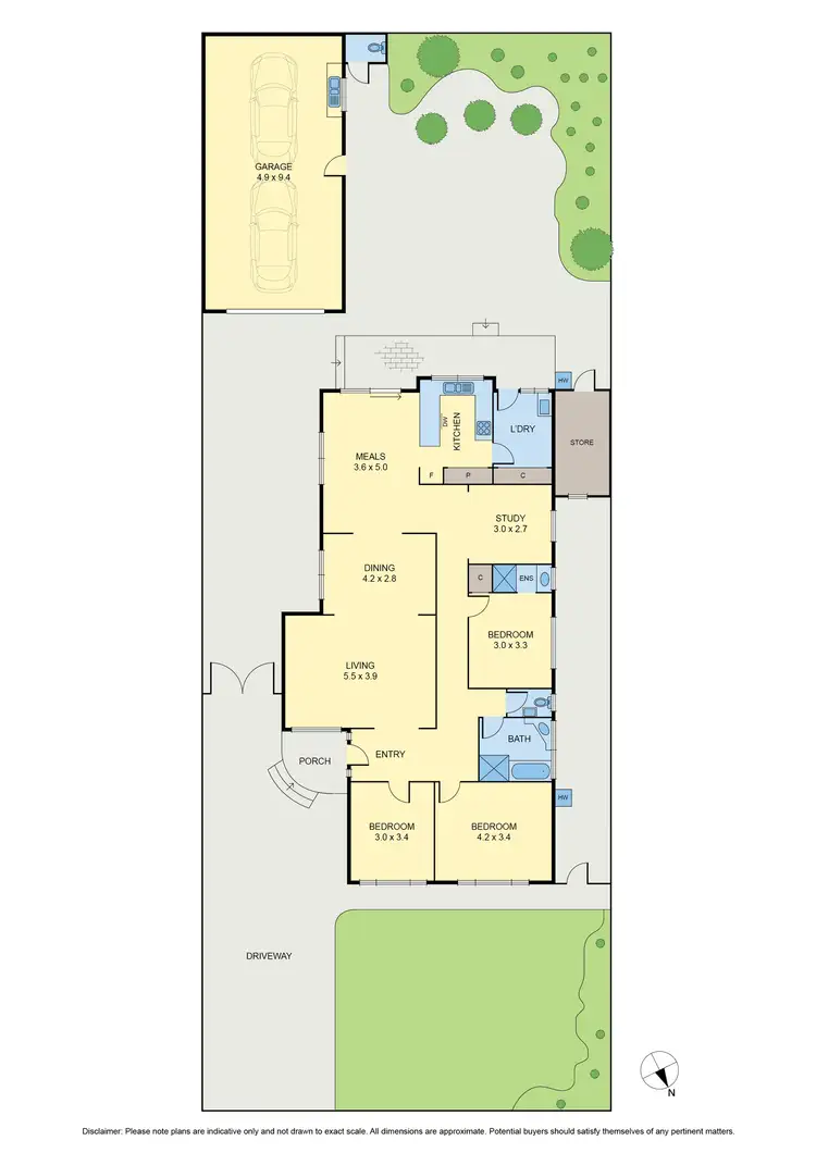 Floorplan of Homely house listing, 33 Flinders Street, Keilor Park VIC 3042