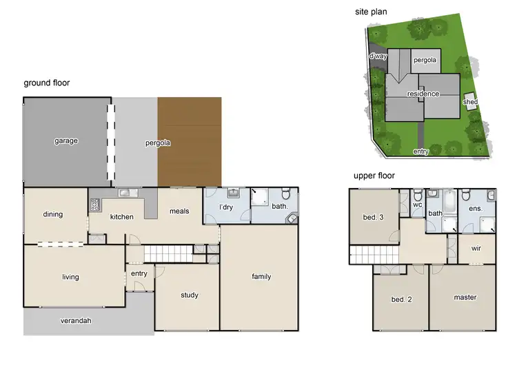 Floorplan of Homely house listing, 7 Thomas Mitchell Drive, Endeavour Hills VIC 3802