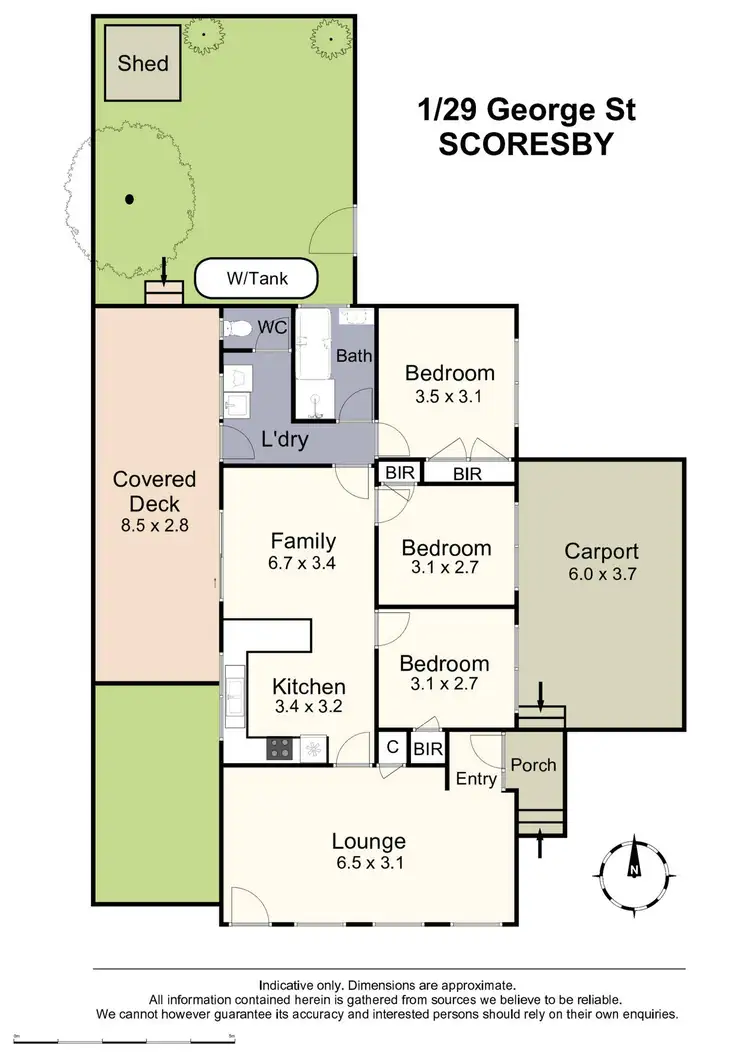 Floorplan of Homely house listing, 1/29 George Street, Scoresby VIC 3179