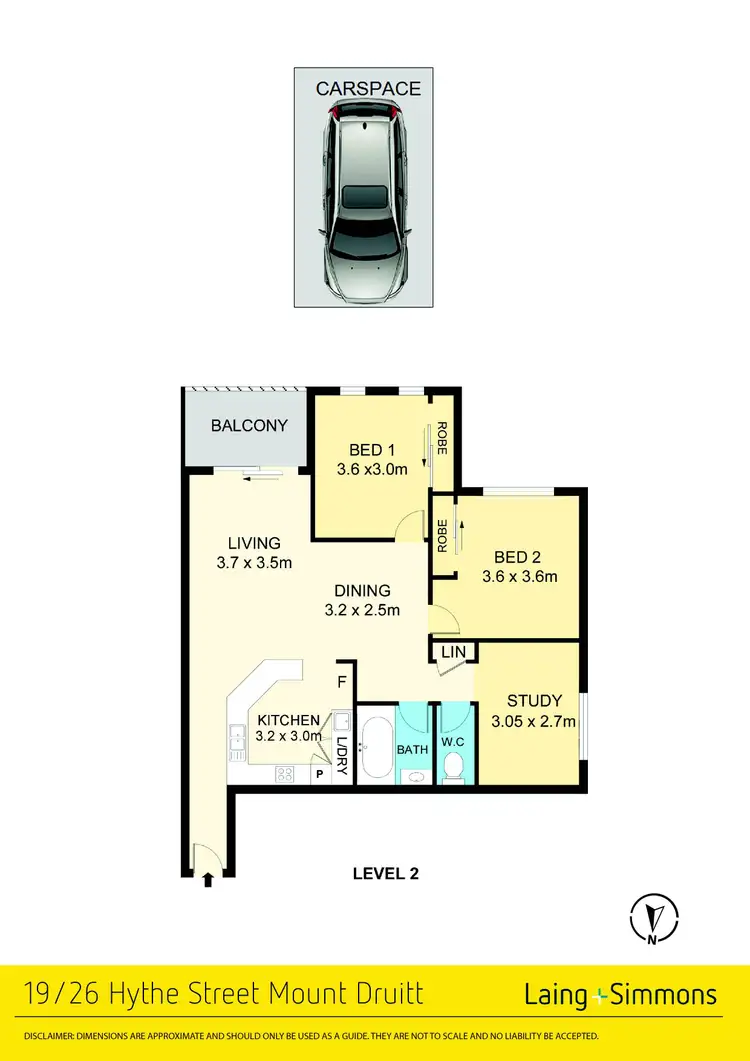 Floorplan of Homely unit listing, 19/26 Hythe Street, Mount Druitt NSW 2770