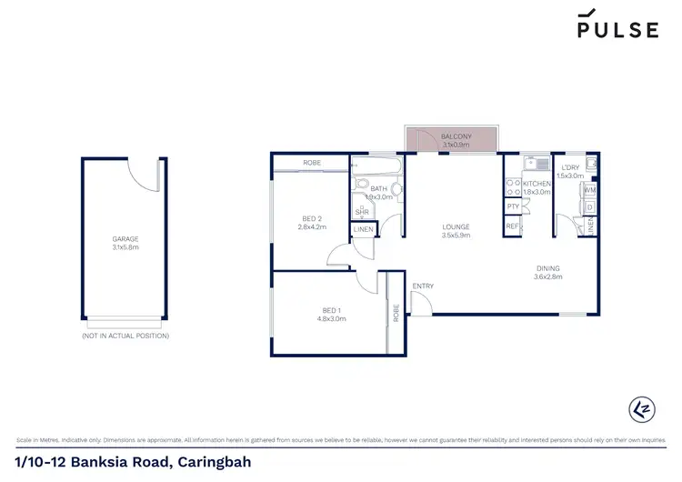 Floorplan of Homely apartment listing, 1/10-12 Banksia Road, Caringbah NSW 2229