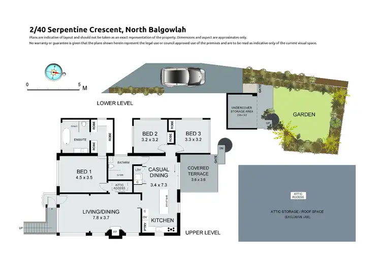Floorplan of Homely semi-detached listing, 2/40 Serpentine Crescent, North Balgowlah NSW 2093