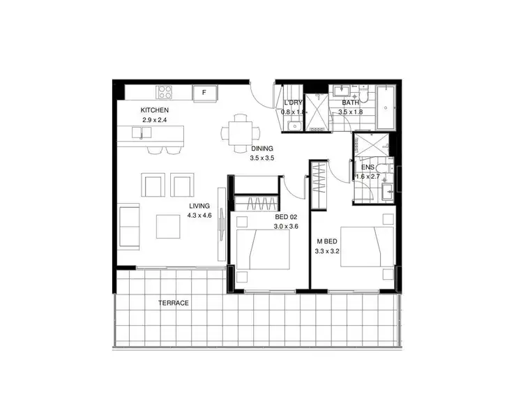 Floorplan of Homely apartment listing, Address available on request
