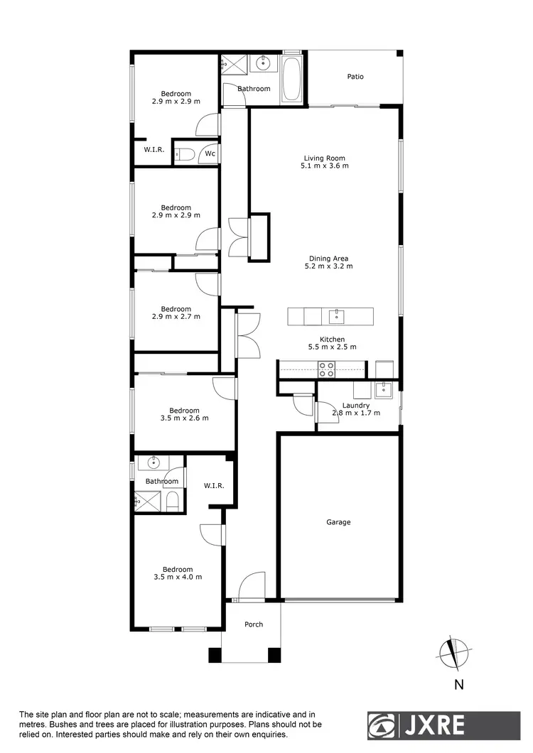 Floorplan of Homely house listing, 5 Hogarth Street, Tarneit VIC 3029