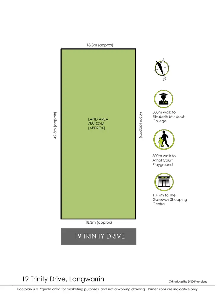 Floorplan of Homely land listing, 19 Trinity Drive, Langwarrin VIC 3910