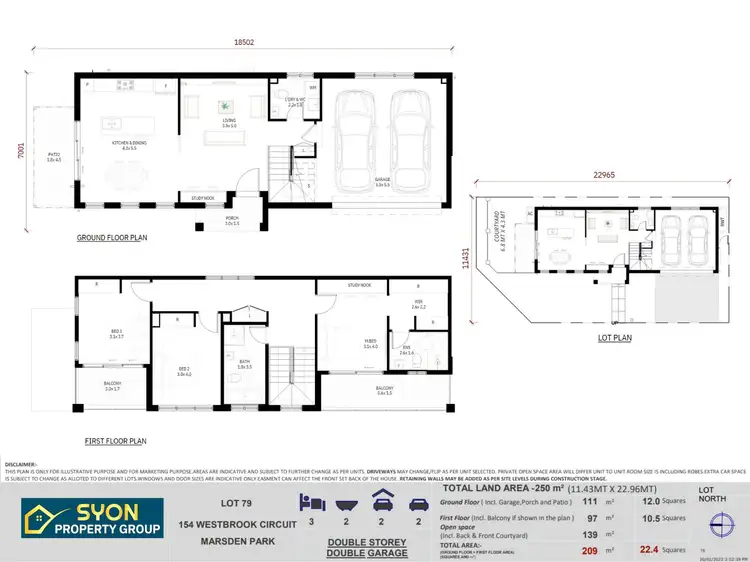 Floorplan of Homely house listing, 154 Westbrook Circuit, Marsden Park NSW 2765