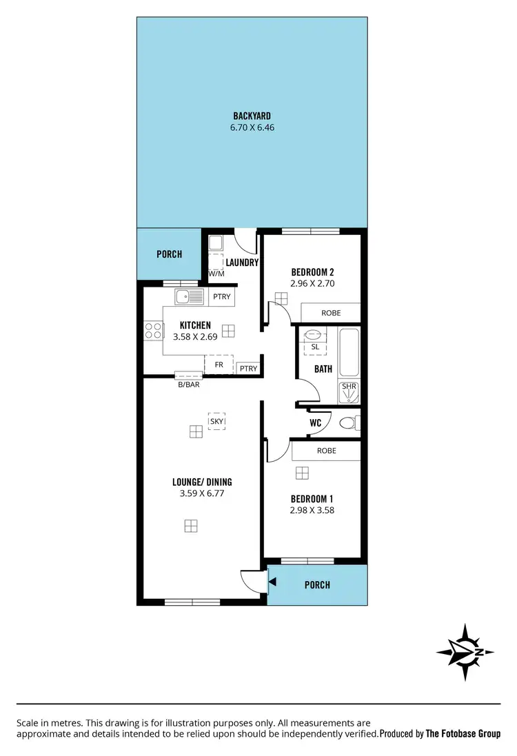 Floorplan of Homely unit listing, 2/31 Epstein Drive, Morphett Vale SA 5162