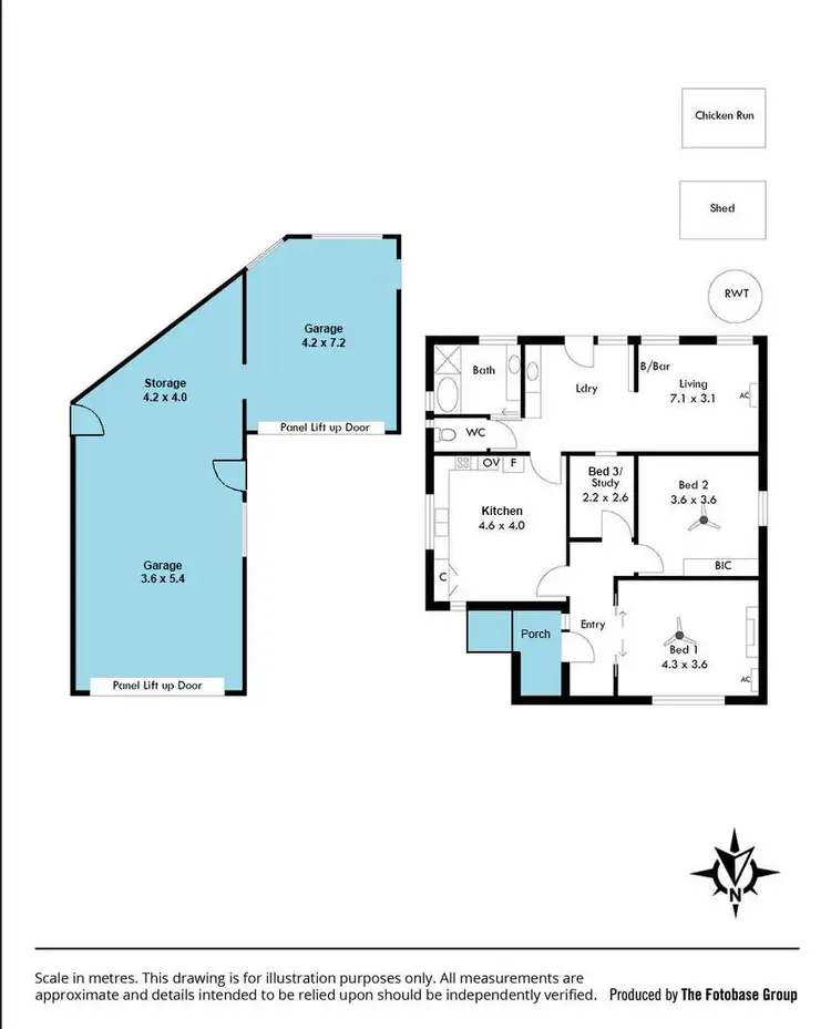 Floorplan of Homely house listing, 1A Emerson Road, Black Forest SA 5035