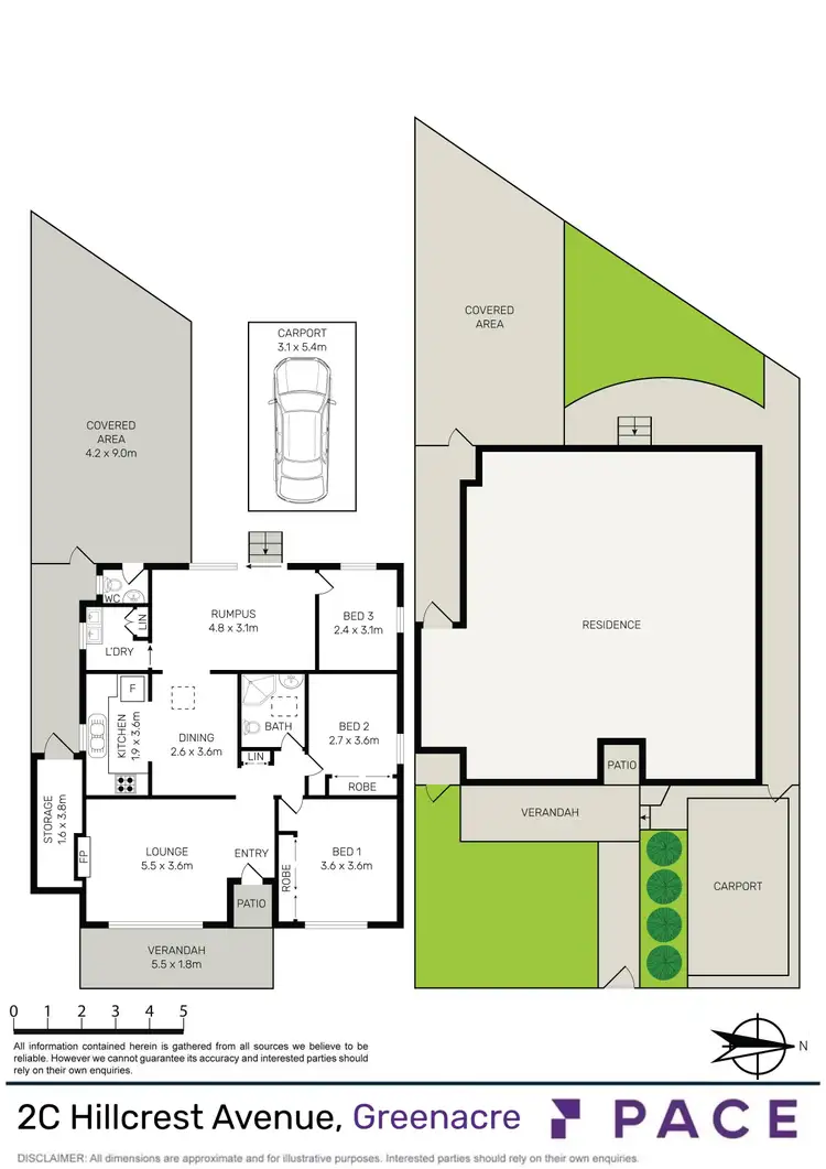 Floorplan of Homely house listing, 2c Hillcrest Avenue, Greenacre NSW 2190