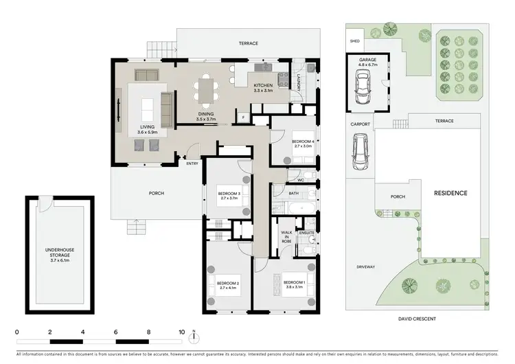 Floorplan of Homely house listing, 24 David Crescent, Bundoora VIC 3083