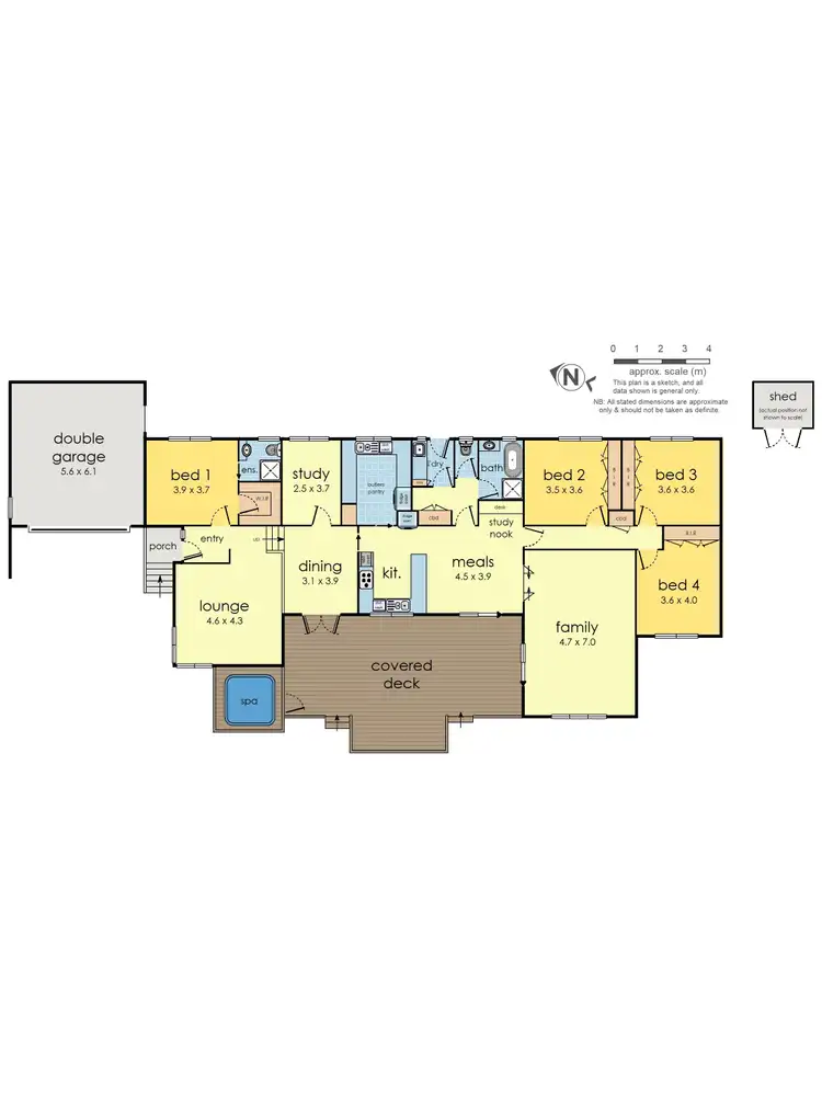 Floorplan of Homely house listing, 25 Parkview Court, Ringwood North VIC 3134